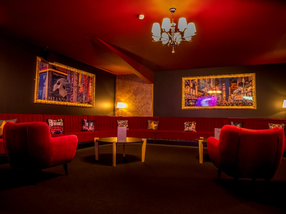 Salon lounge pour le karaoké